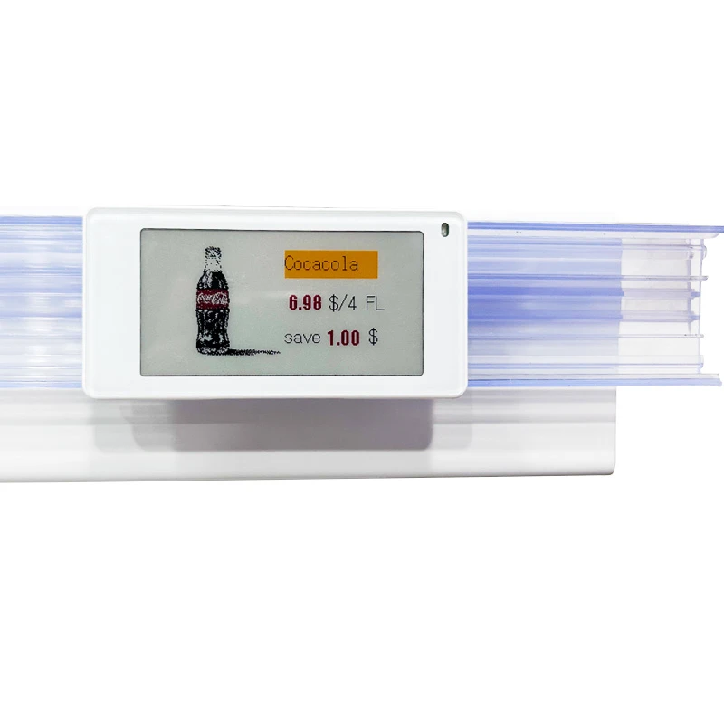 2.13inch Electrónico Precio Etiqueta Extrusión Canal
