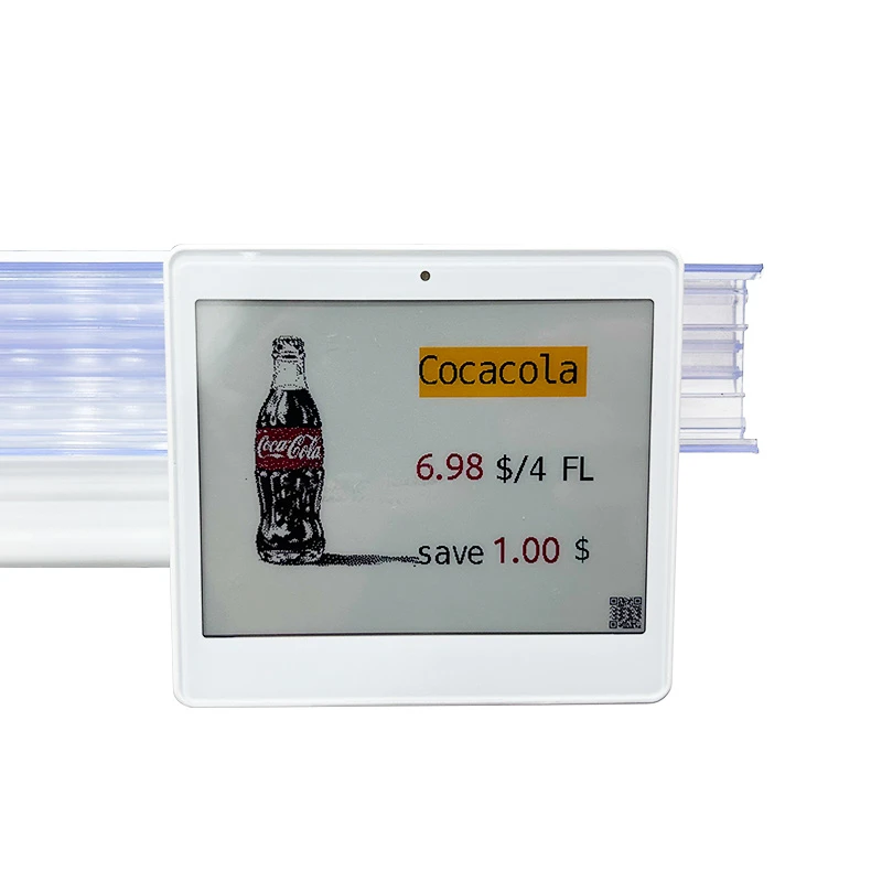 4.2 Pulgada Canal de Extrusión Etiqueta de Precio Electrónico rehegua