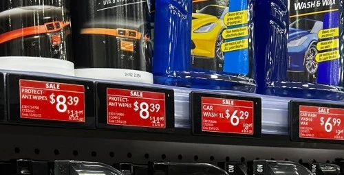 Mba’e Tienda de Comestibles-pa oguereko Etiqueta de Precio Digital?